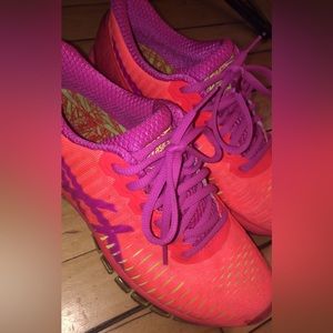 ASICS Women's GEL-Quantum 360 Shoe - Coral/Pink Glow/Flash Yellow